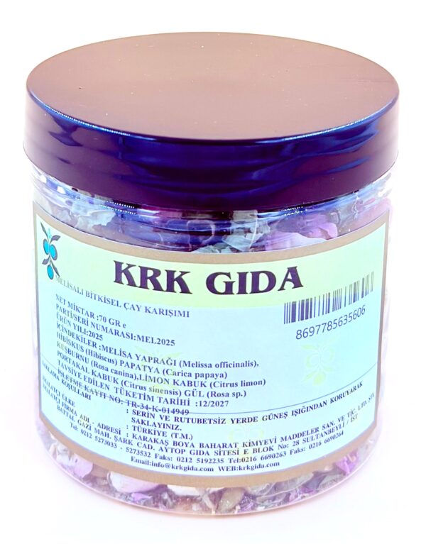 KRK GIDA MELİSALI BİTKİSEL ÇAY KARIŞIMI – RELAX ÇAYI 70GR