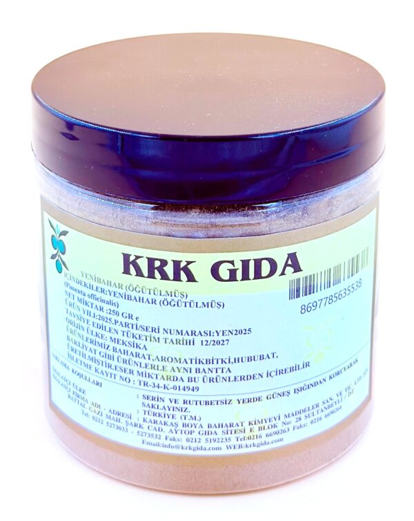 KRK GIDA YENİBAHAR ÖĞÜTÜLMÜŞ 250GR