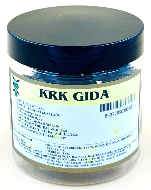KRK GIDA SELVİ KOZALAĞI TANE 100GR