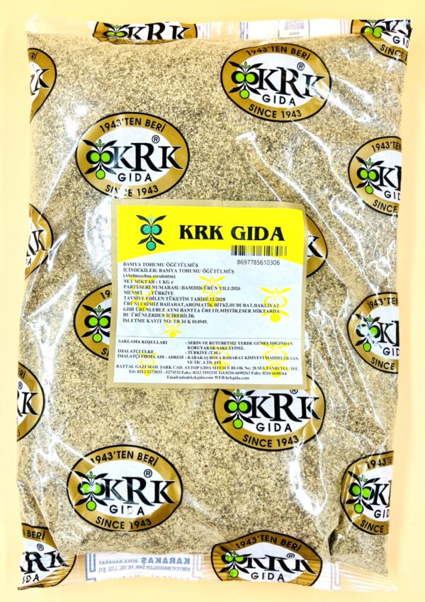 KRK GIDA BAMYA TOHUMU ÖĞÜTÜLMÜŞ