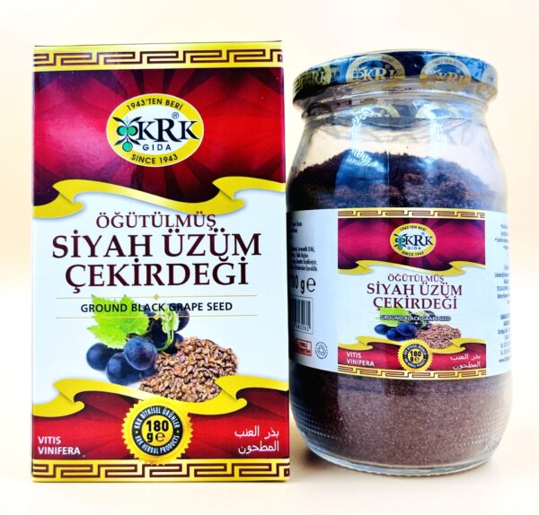 KRK GIDA ÖĞÜTÜLMÜŞ SİYAH ÜZÜM ÇEKİRDEĞİ