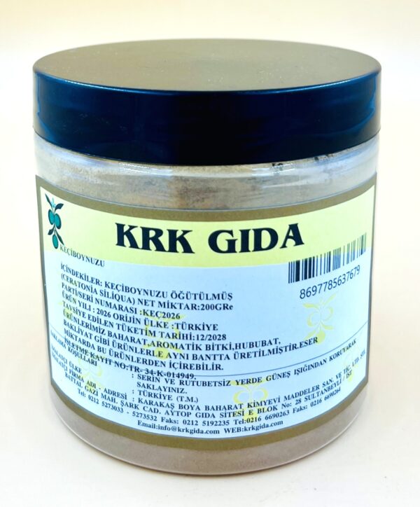KRK GIDA KEÇİBOYNUZU ÖĞÜTÜLMÜŞ 200GR