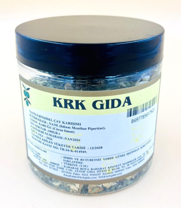 KRK GIDA NANELİ BİTKİSEL ÇAY KARIŞIMI 100GR