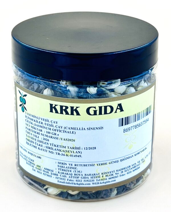 KRK GIDA YASEMİNLİ YEŞİL ÇAY 100GR