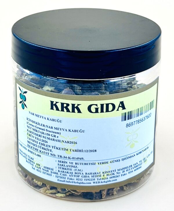 KRK GIDA NAR MEYVE KABUĞU 150GR